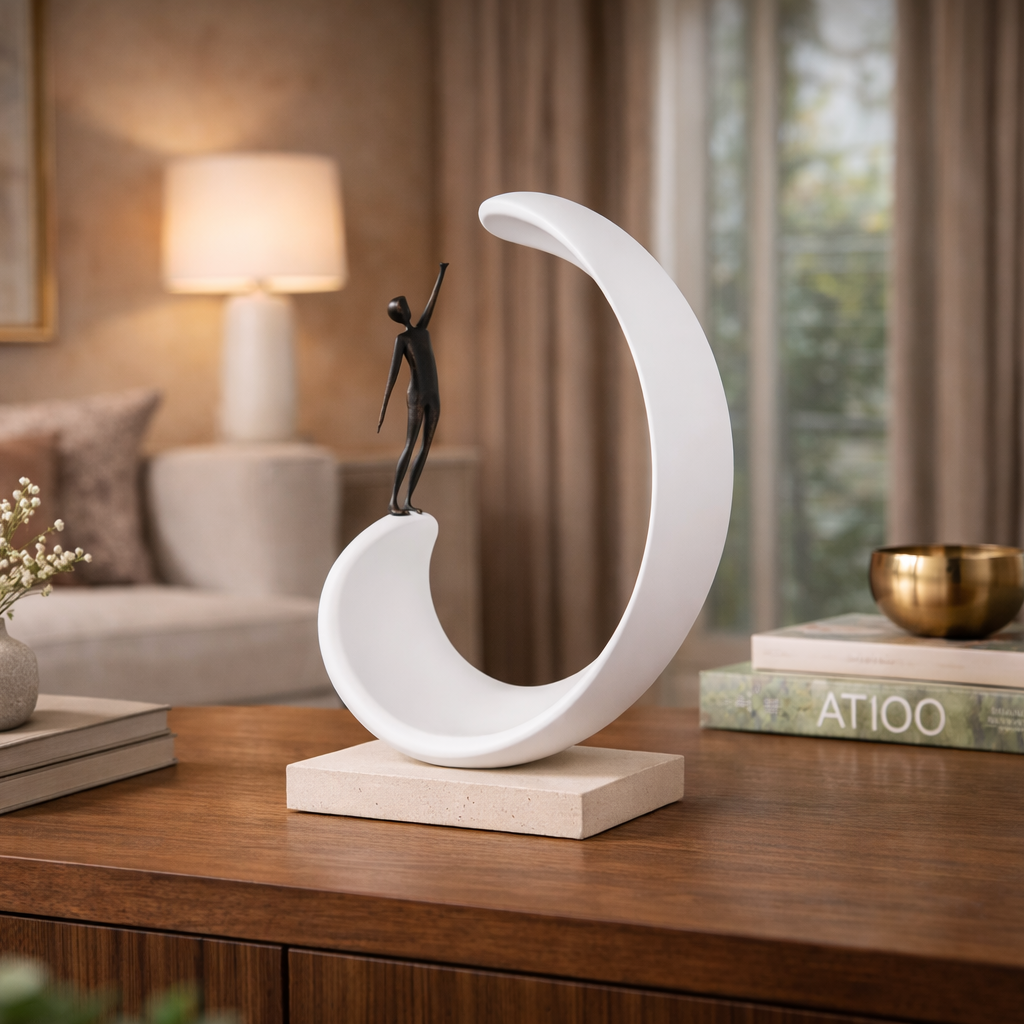 Journey to the Peak ~ Marble Sculpture