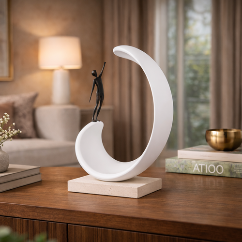 Journey to the Peak ~ Marble Sculpture