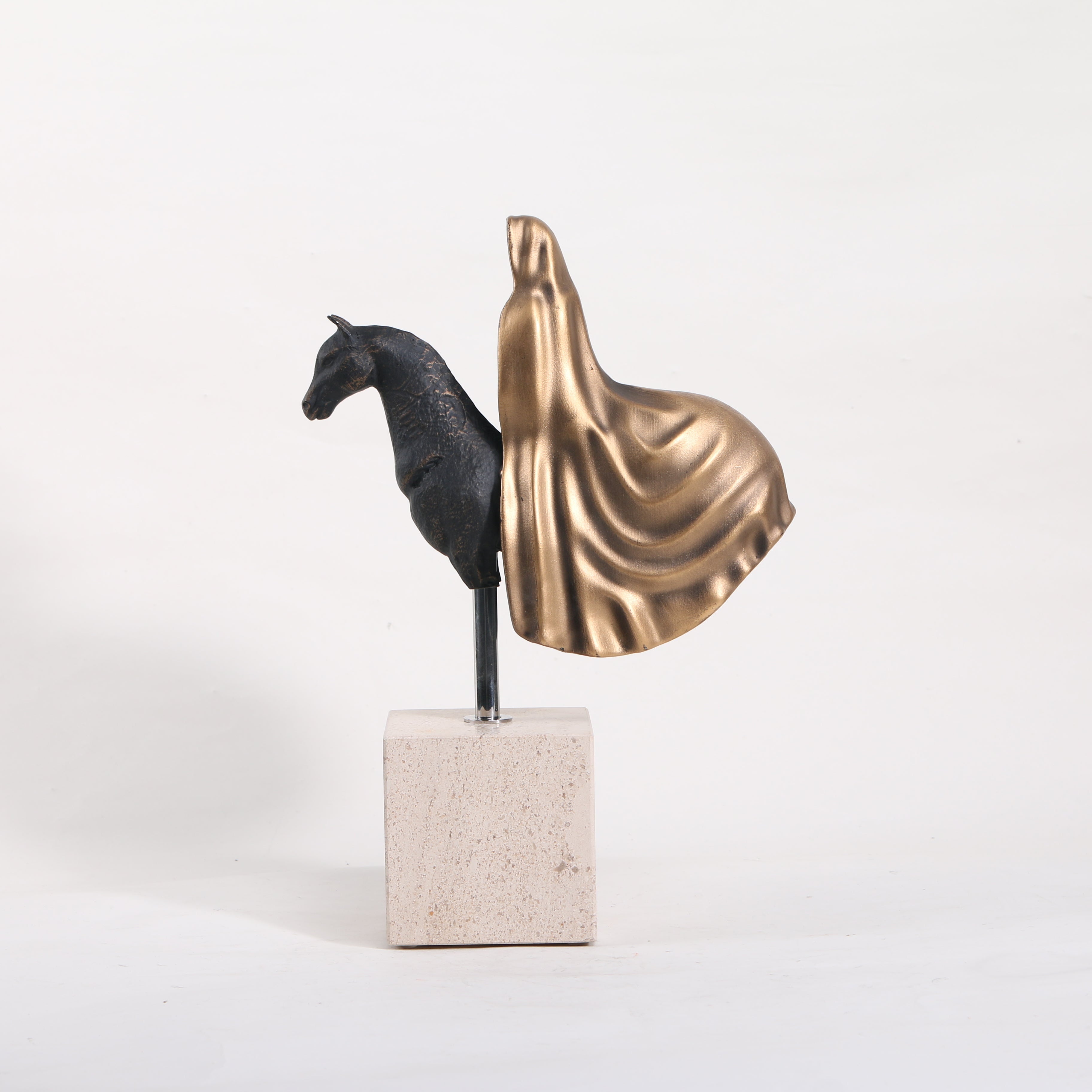 King's Cavallo ~ Marble Sculpture