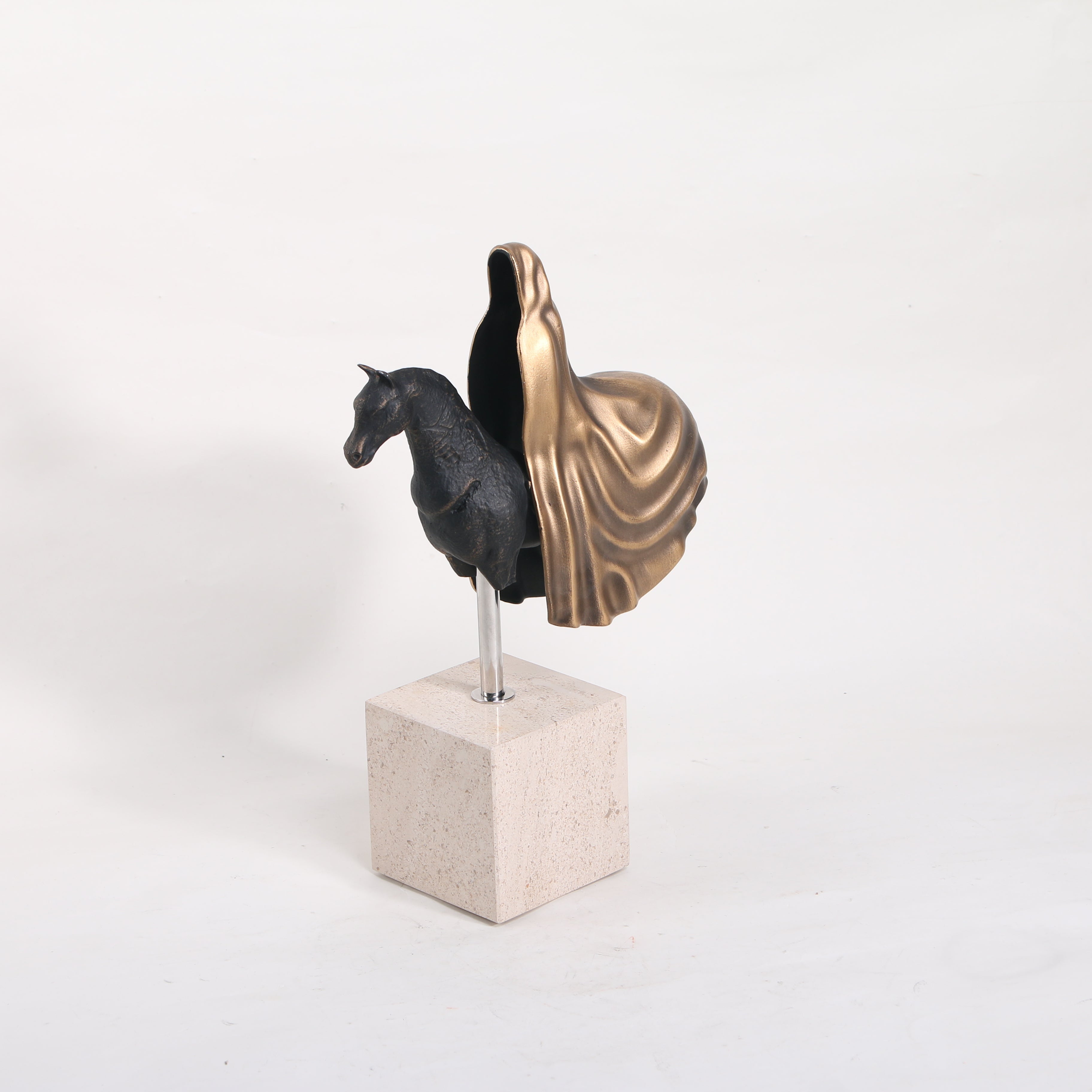 King's Cavallo ~ Marble Sculpture