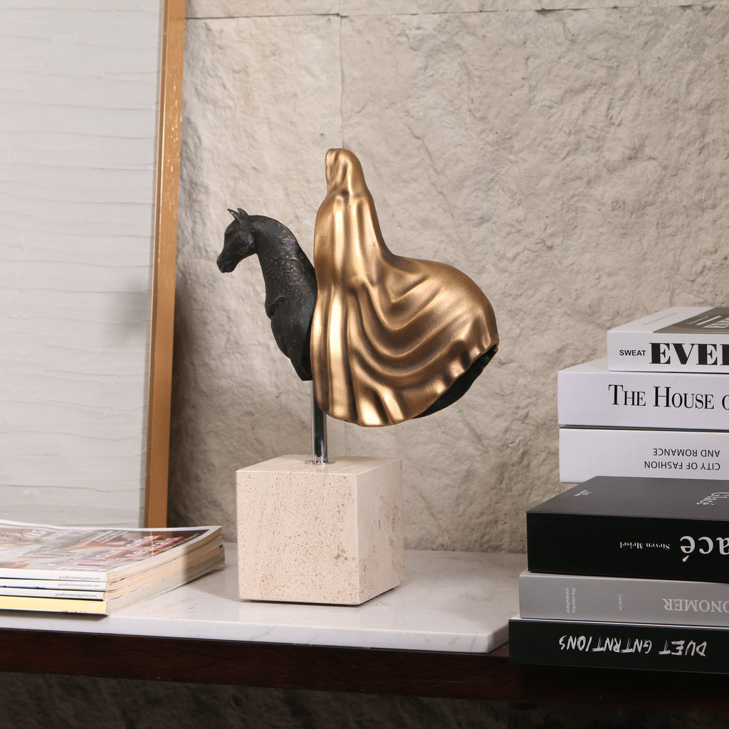 King's Cavallo ~ Marble Sculpture