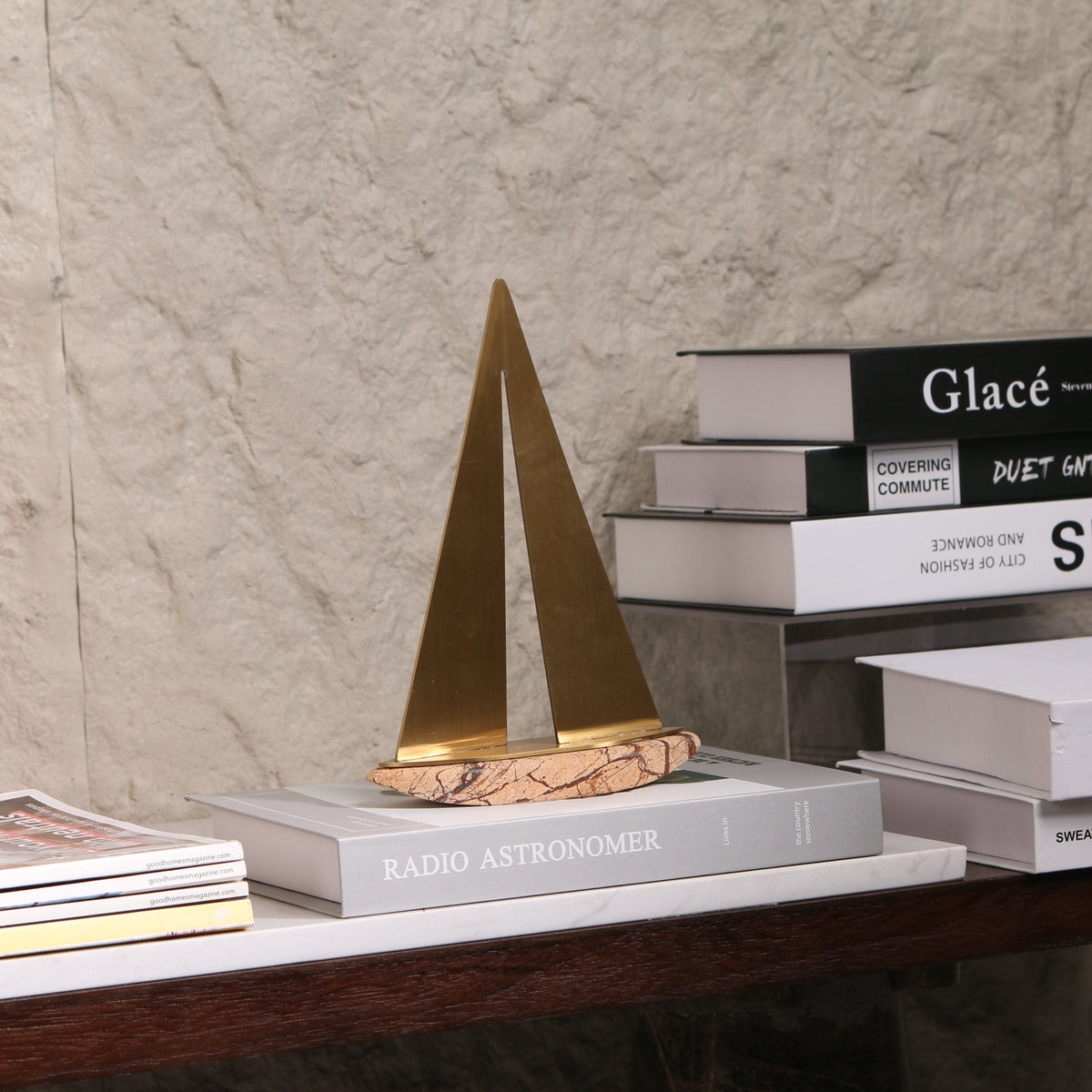 Sailboat Marble Object