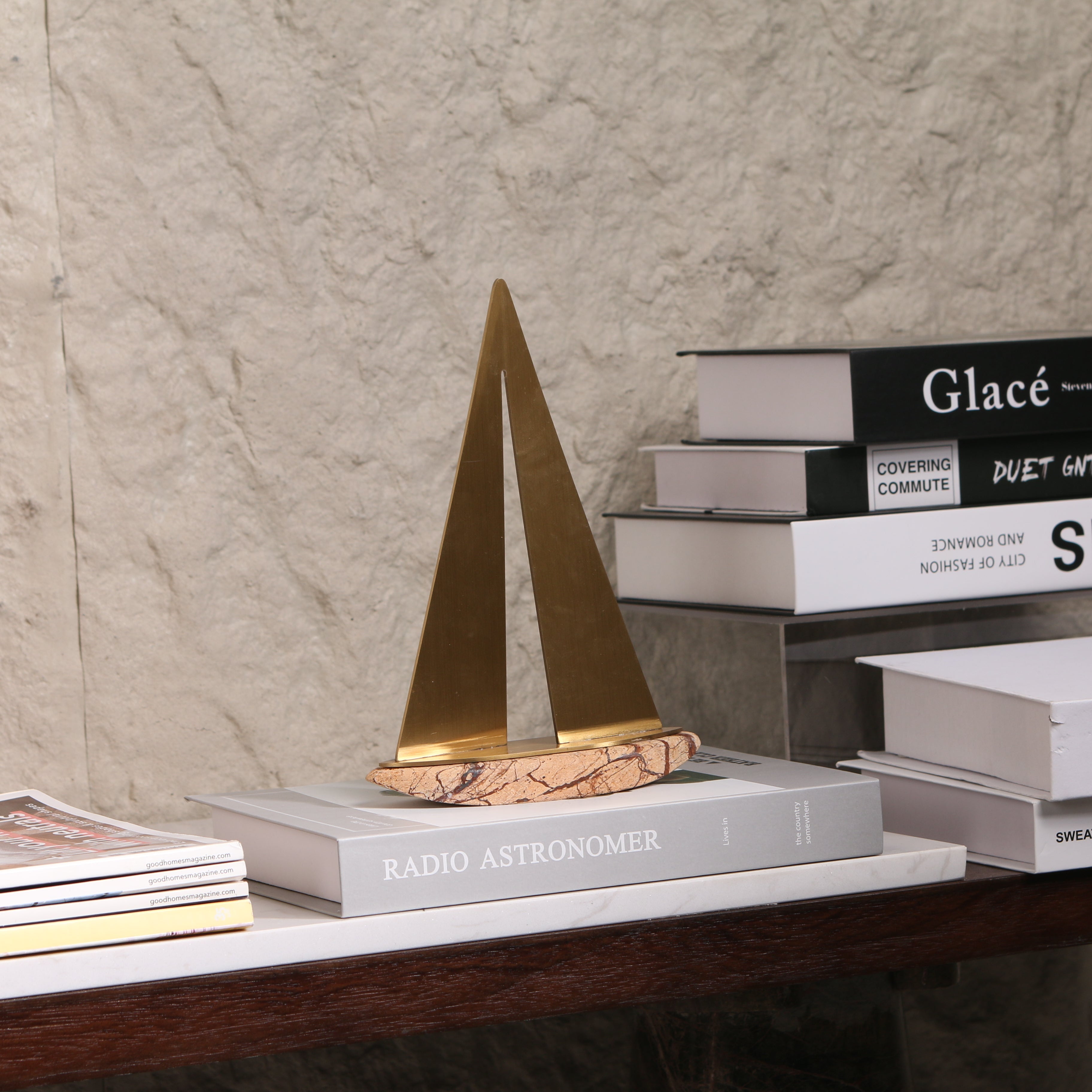 Sailboat Marble Object