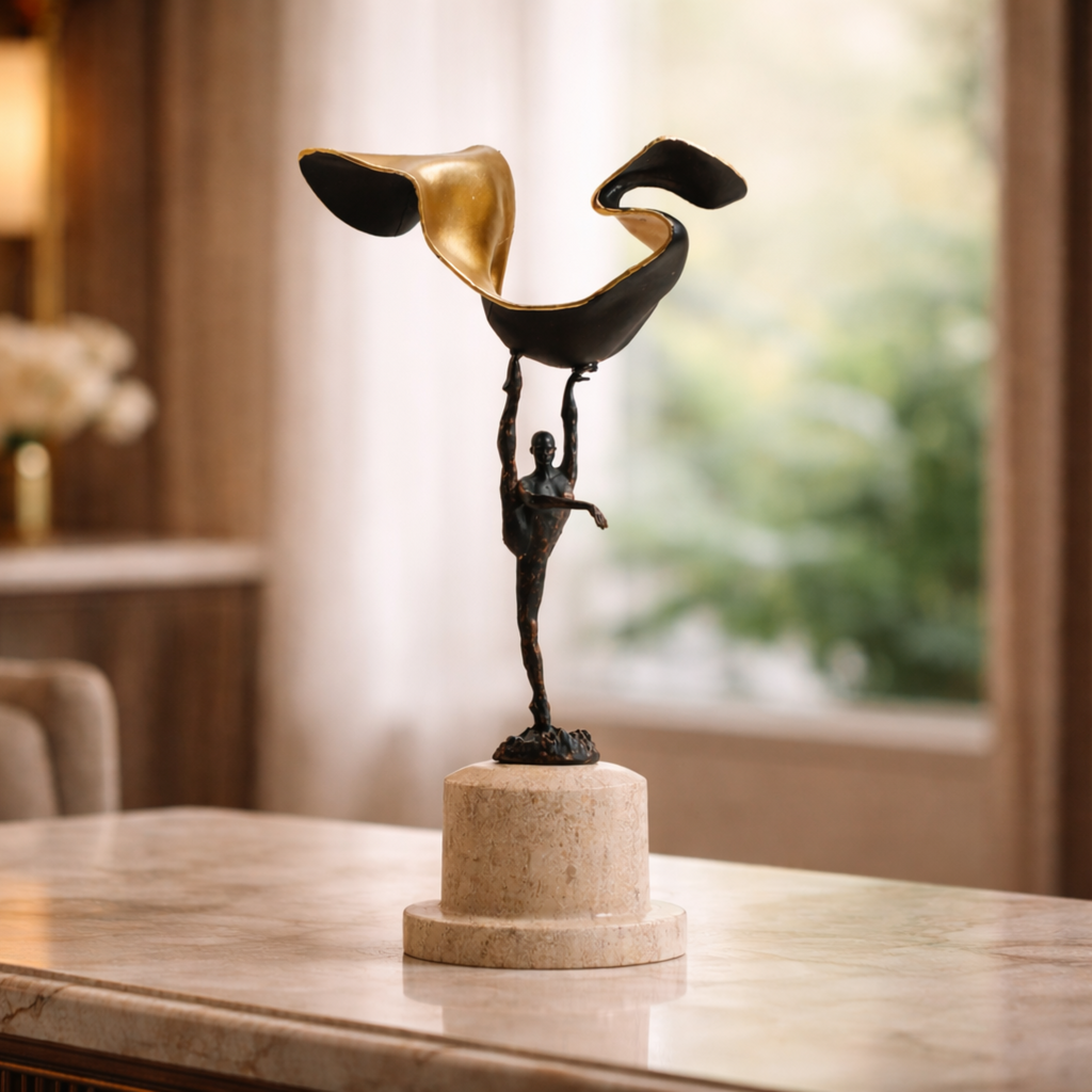 The Elevated Dancer ~ Marble Sculpture
