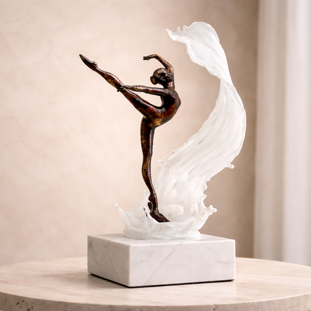 The Bronze Ballerina ~ Marble Sculpture