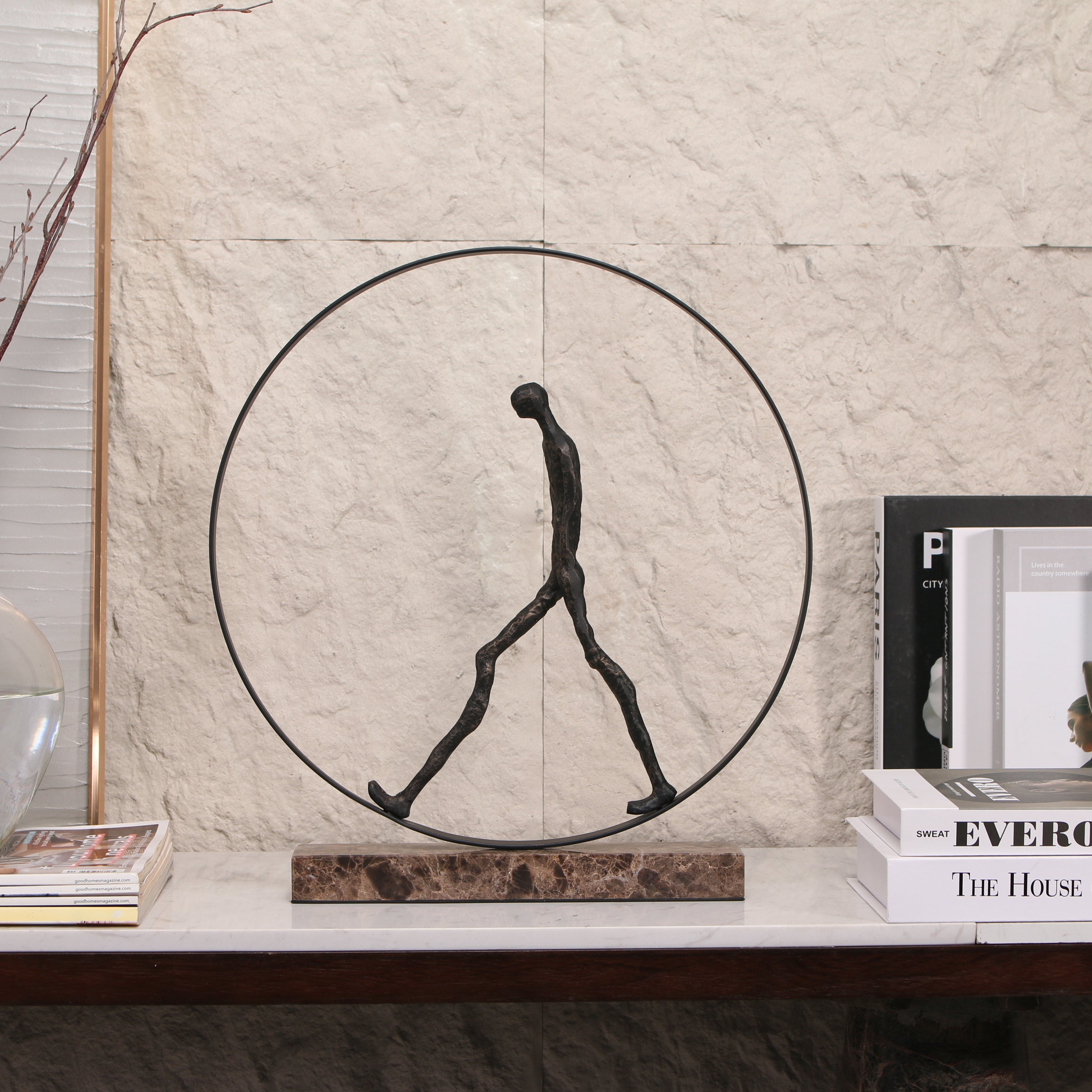 Eterno Walk ~ Marble Sculpture