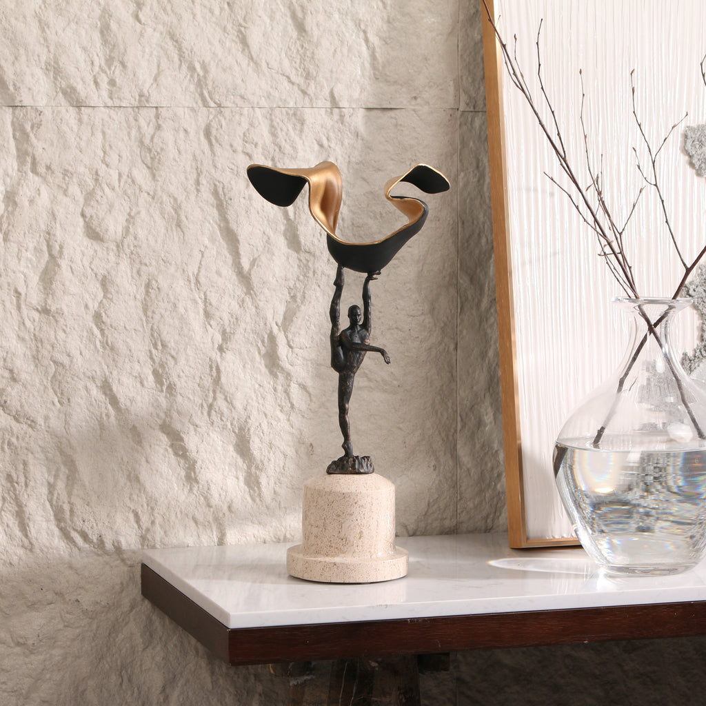 The Elevated Dancer ~ Marble Sculpture