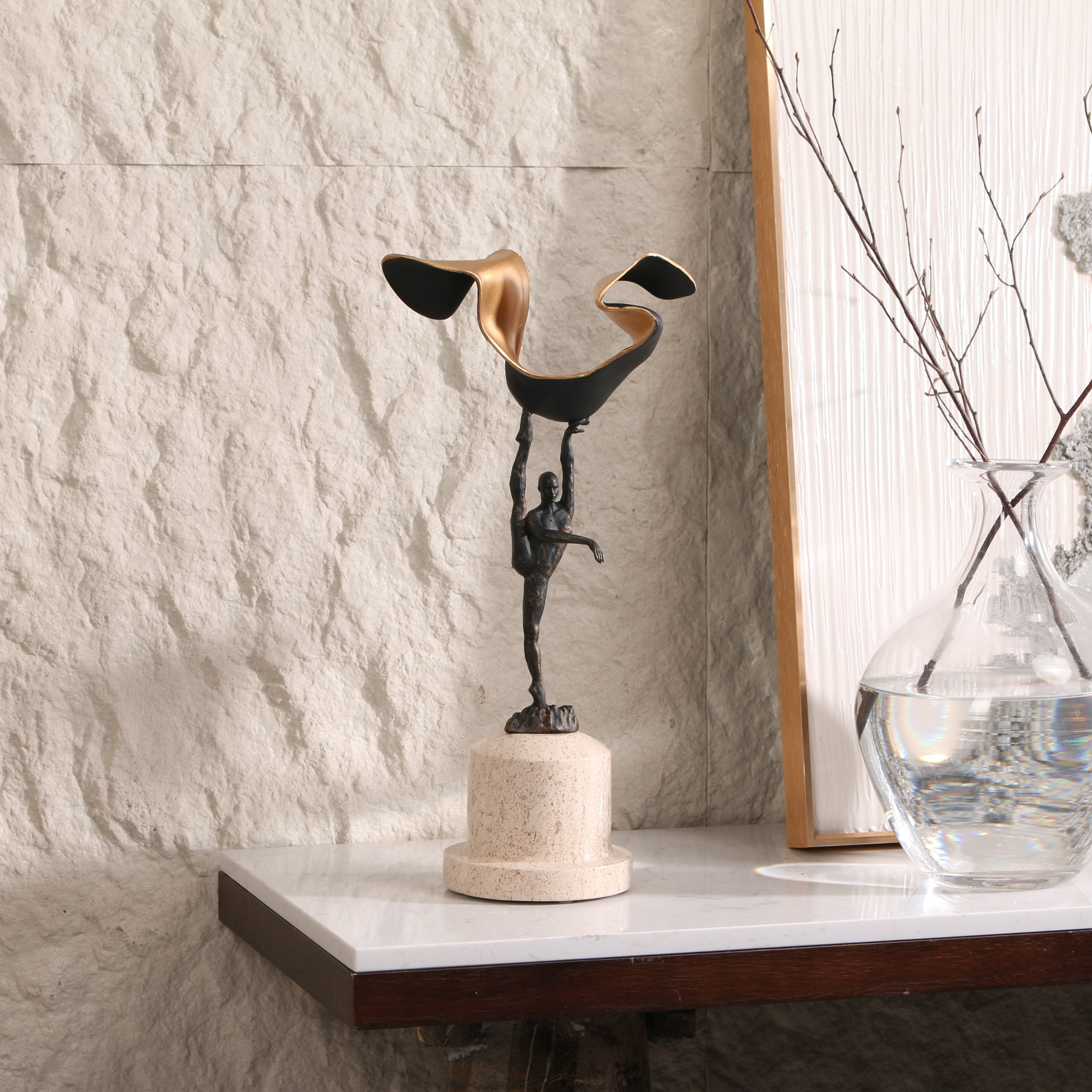 The Elevated Dancer ~ Marble Sculpture