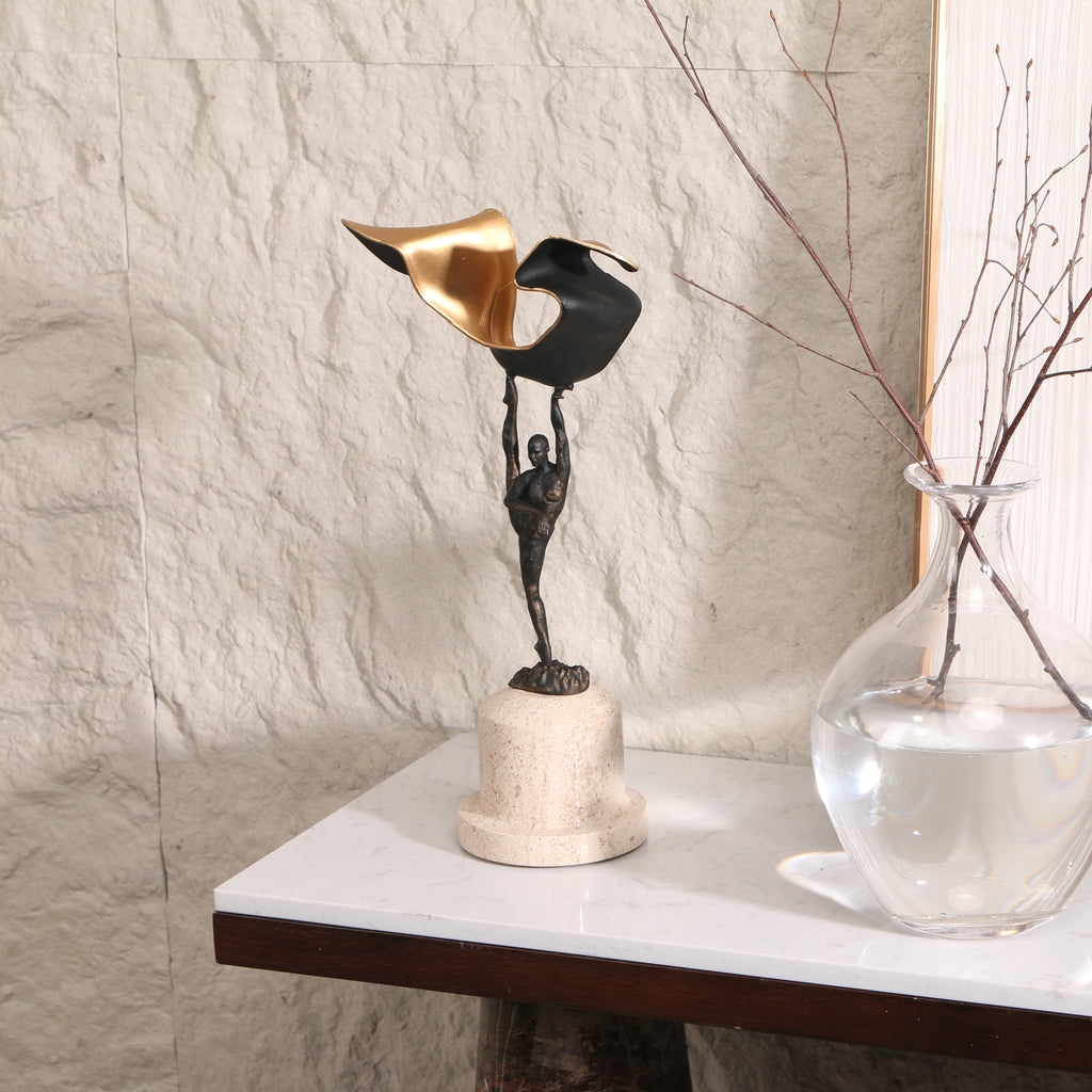 The Elevated Dancer ~ Marble Sculpture