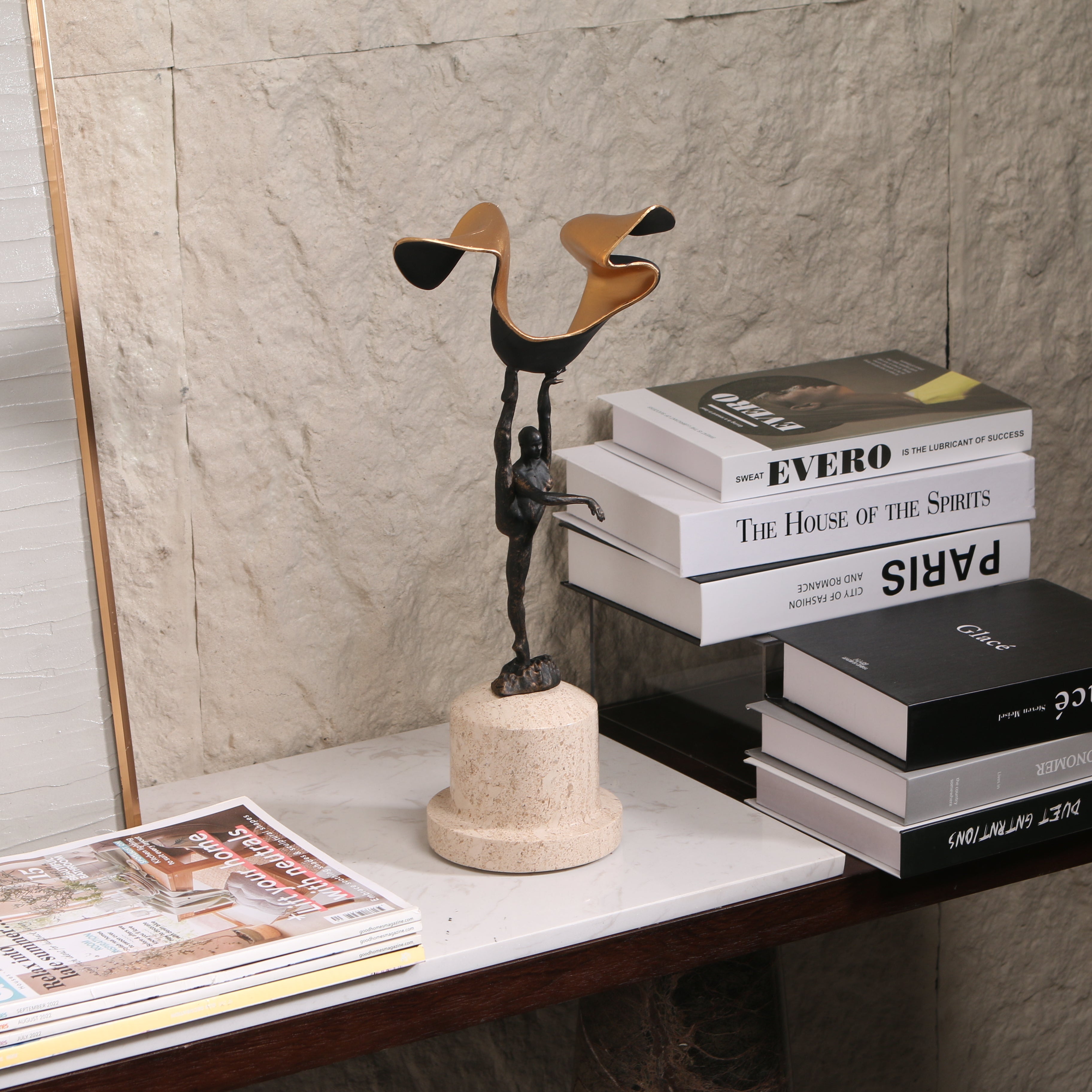 The Elevated Dancer ~ Marble Sculpture