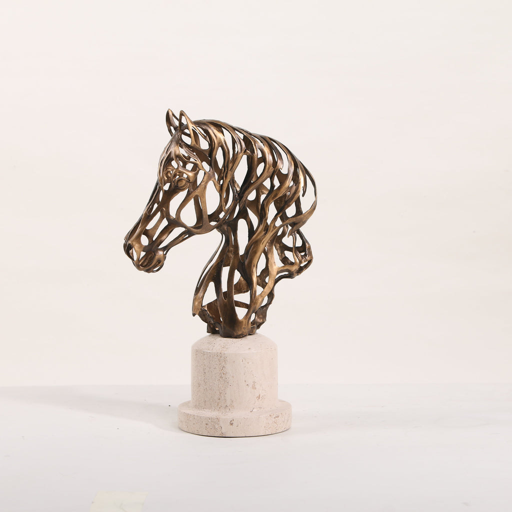 The Sculpted Stallion ~ Marble Sculpture