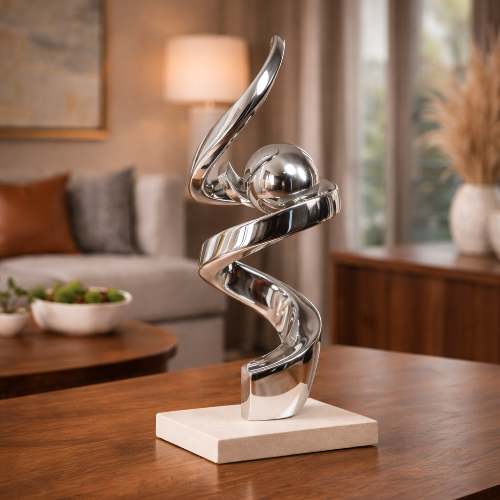 Celestia Swirl Sculpture