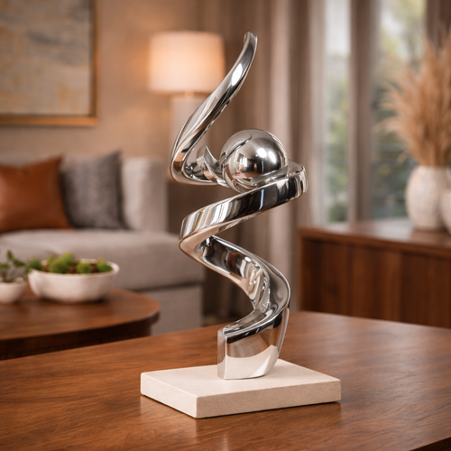 Celestia Swirl Sculpture