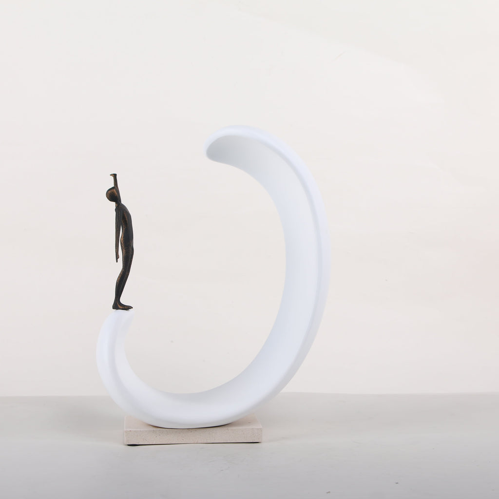 Journey to the Peak ~ Marble Sculpture