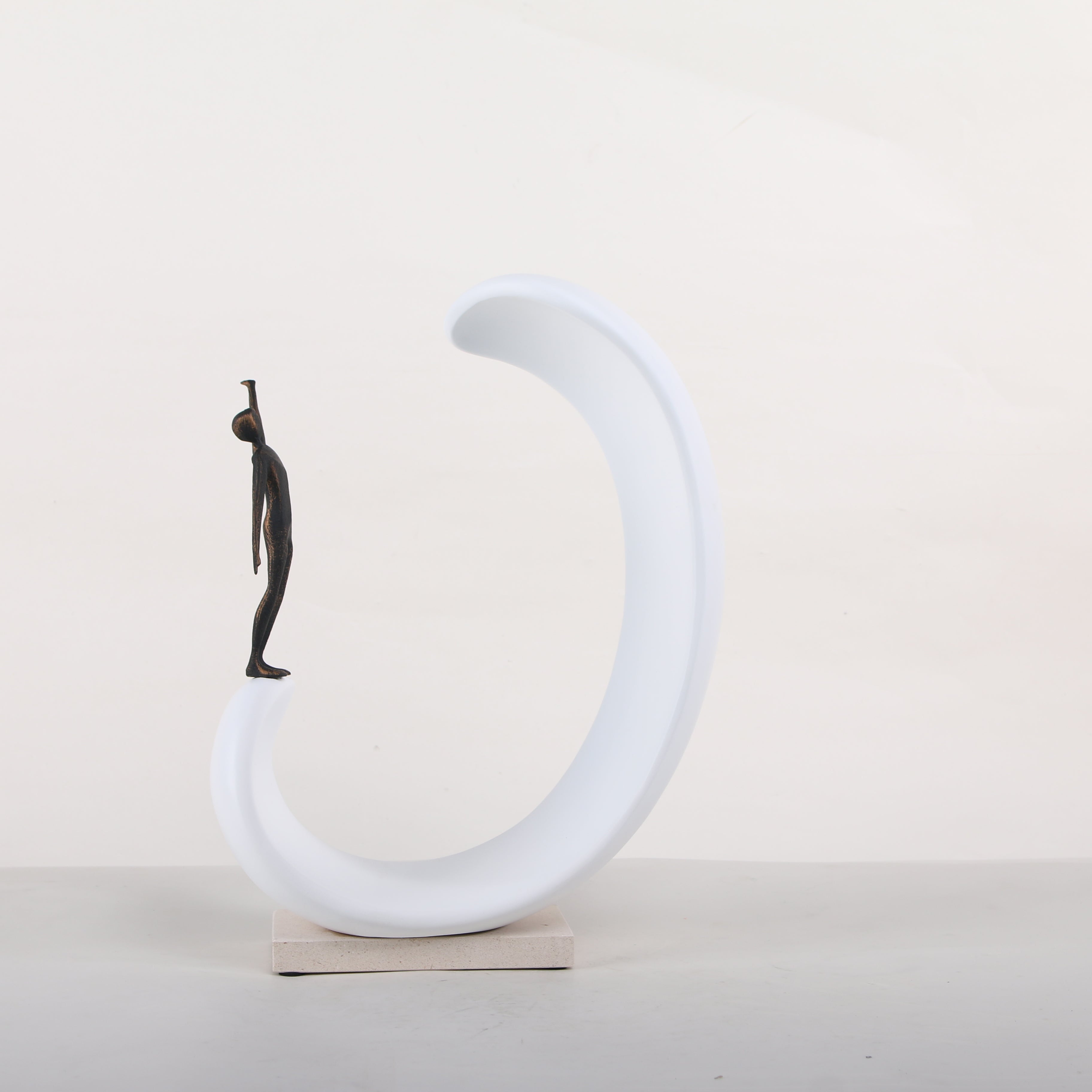 Journey to the Peak ~ Marble Sculpture