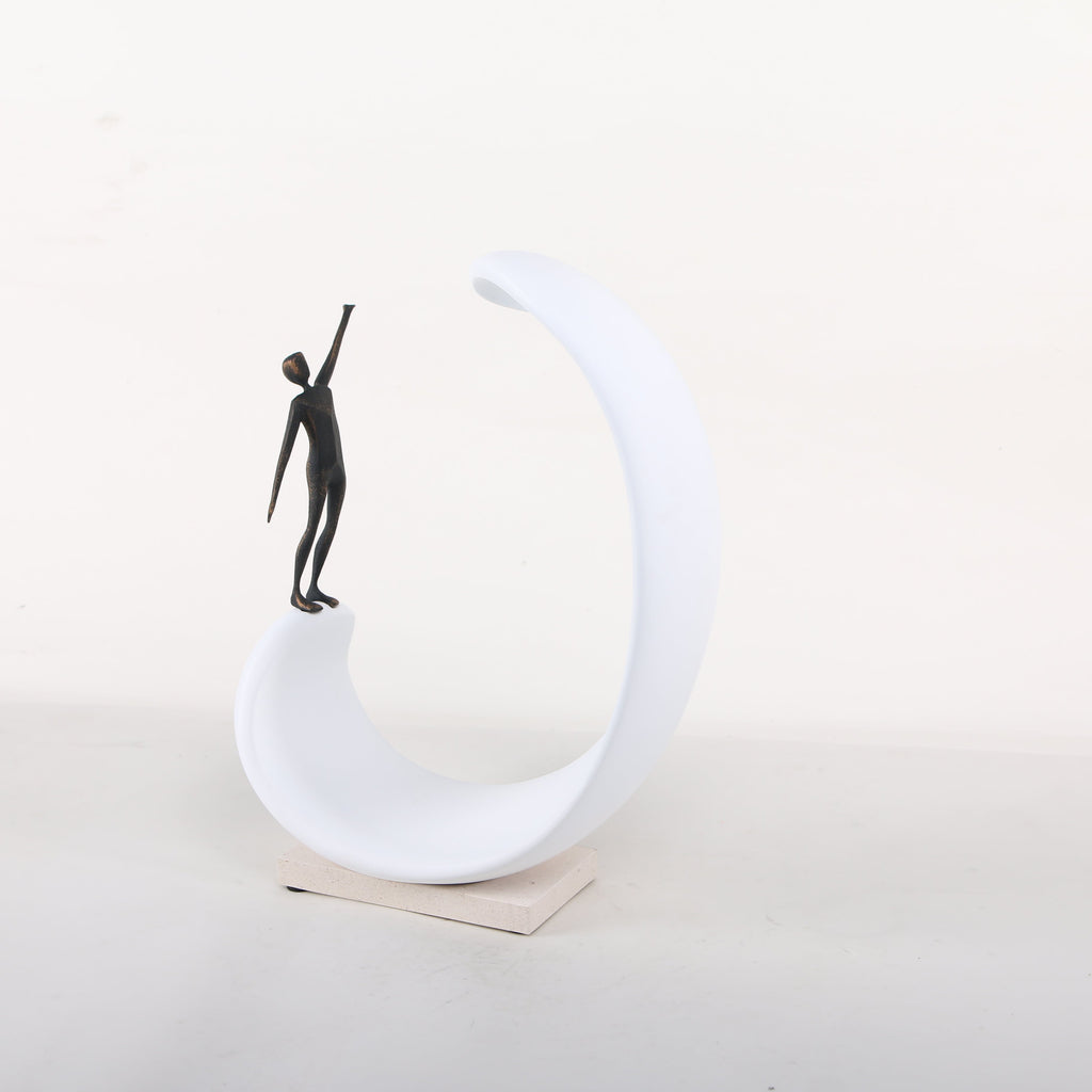 Journey to the Peak ~ Marble Sculpture