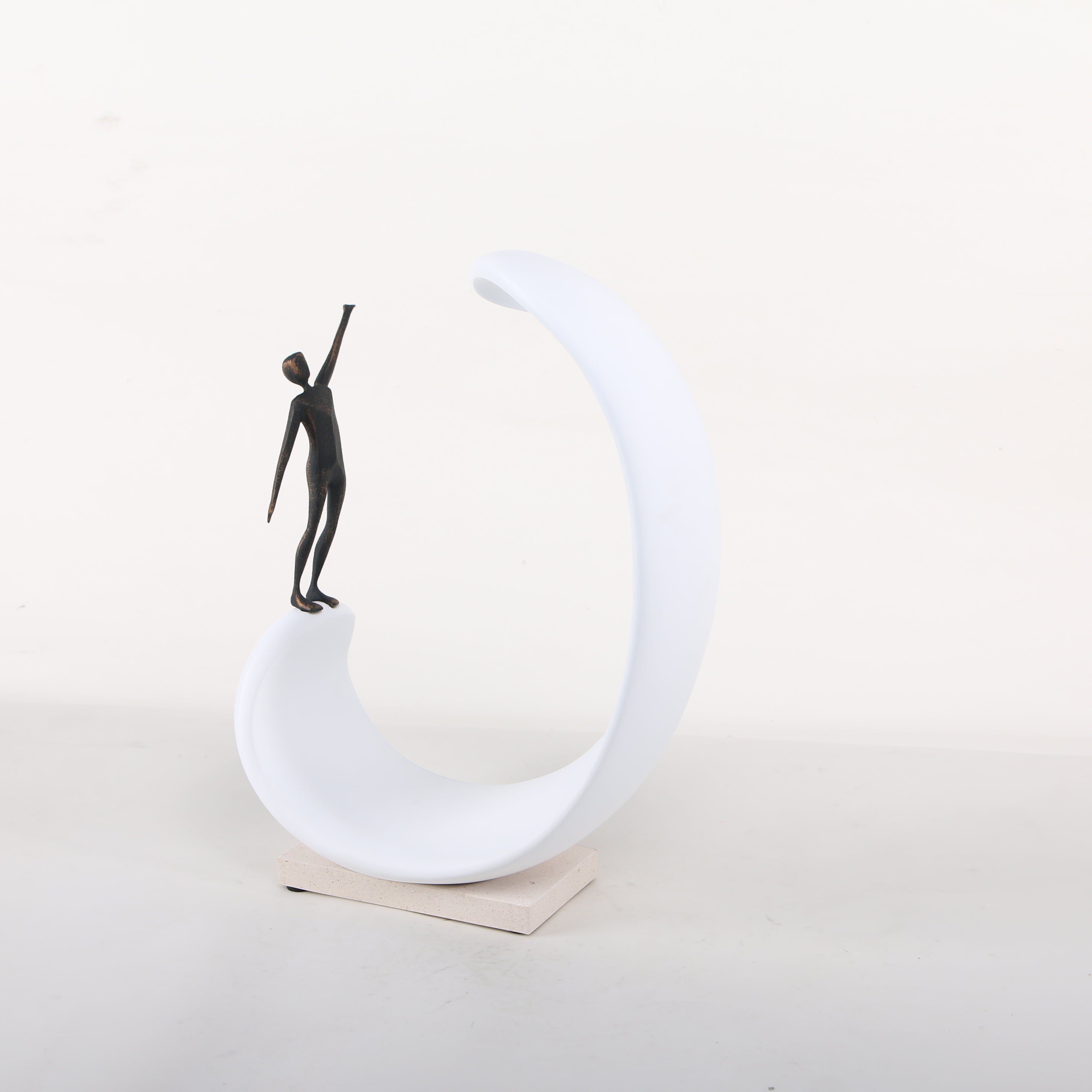 Journey to the Peak ~ Marble Sculpture