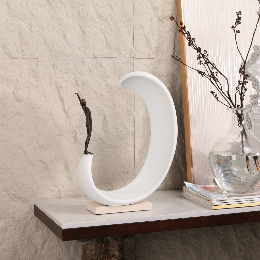 Journey to the Peak ~ Marble Sculpture