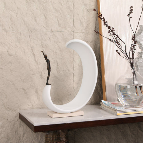 Journey to the Peak ~ Marble Sculpture