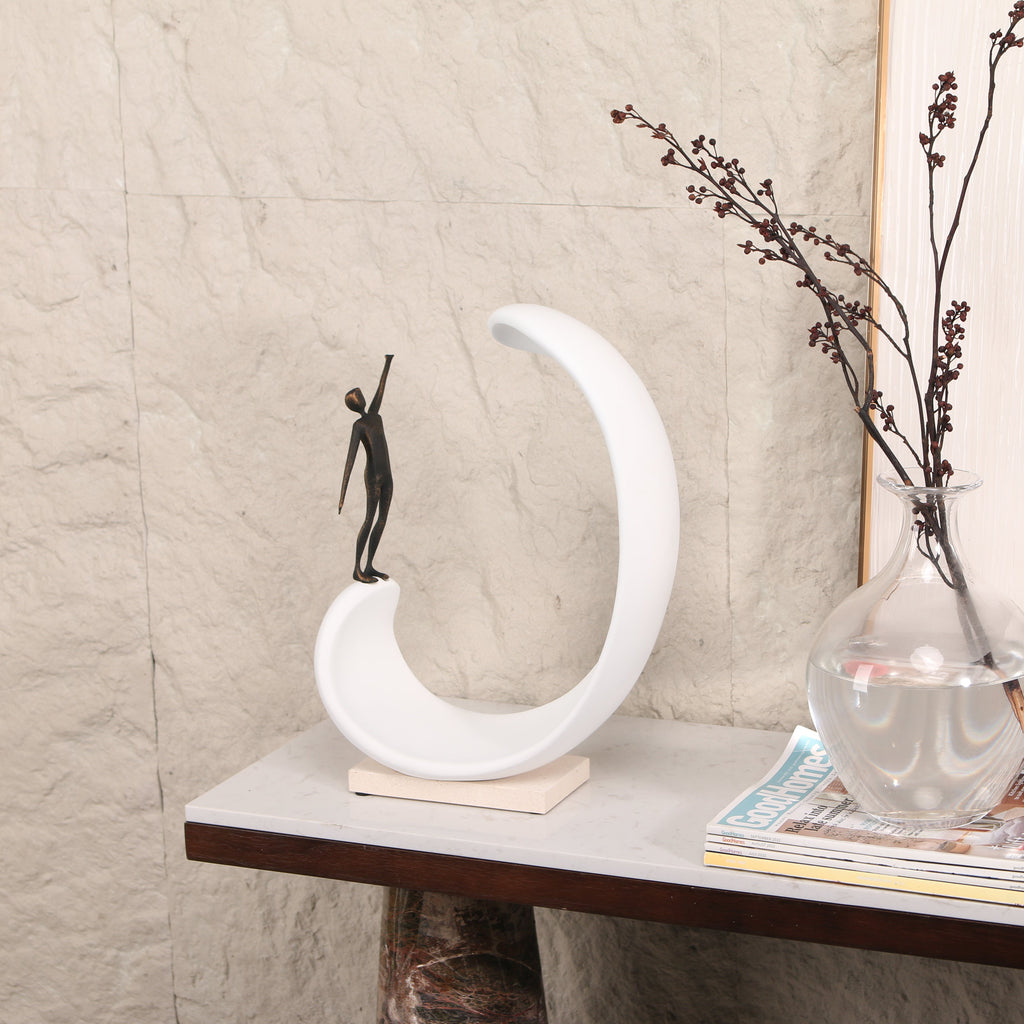 Journey to the Peak ~ Marble Sculpture