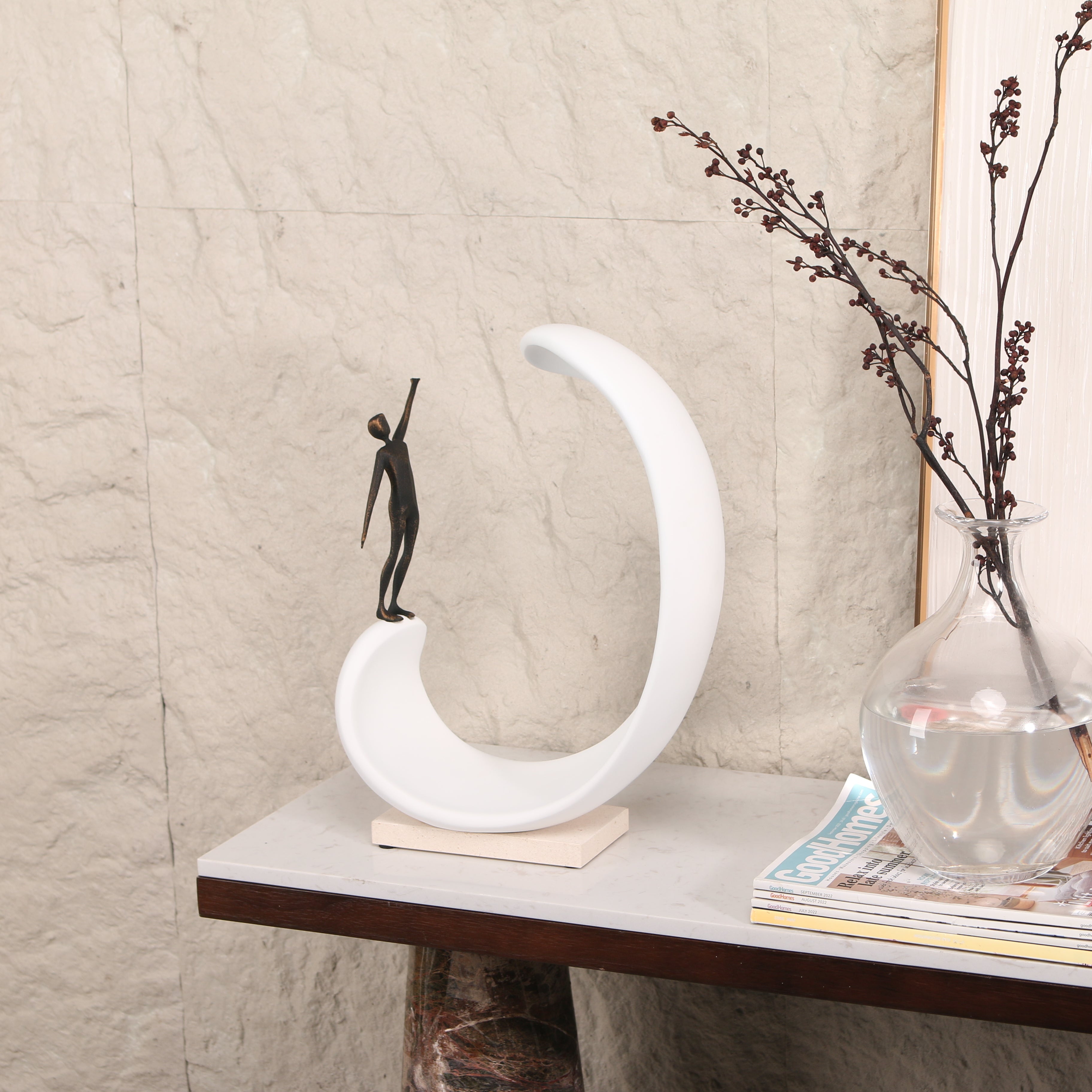 Journey to the Peak ~ Marble Sculpture