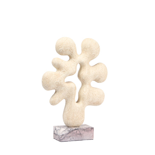 WHITE FORME ABSTRACT ~ MARBLE SCULPTURE
