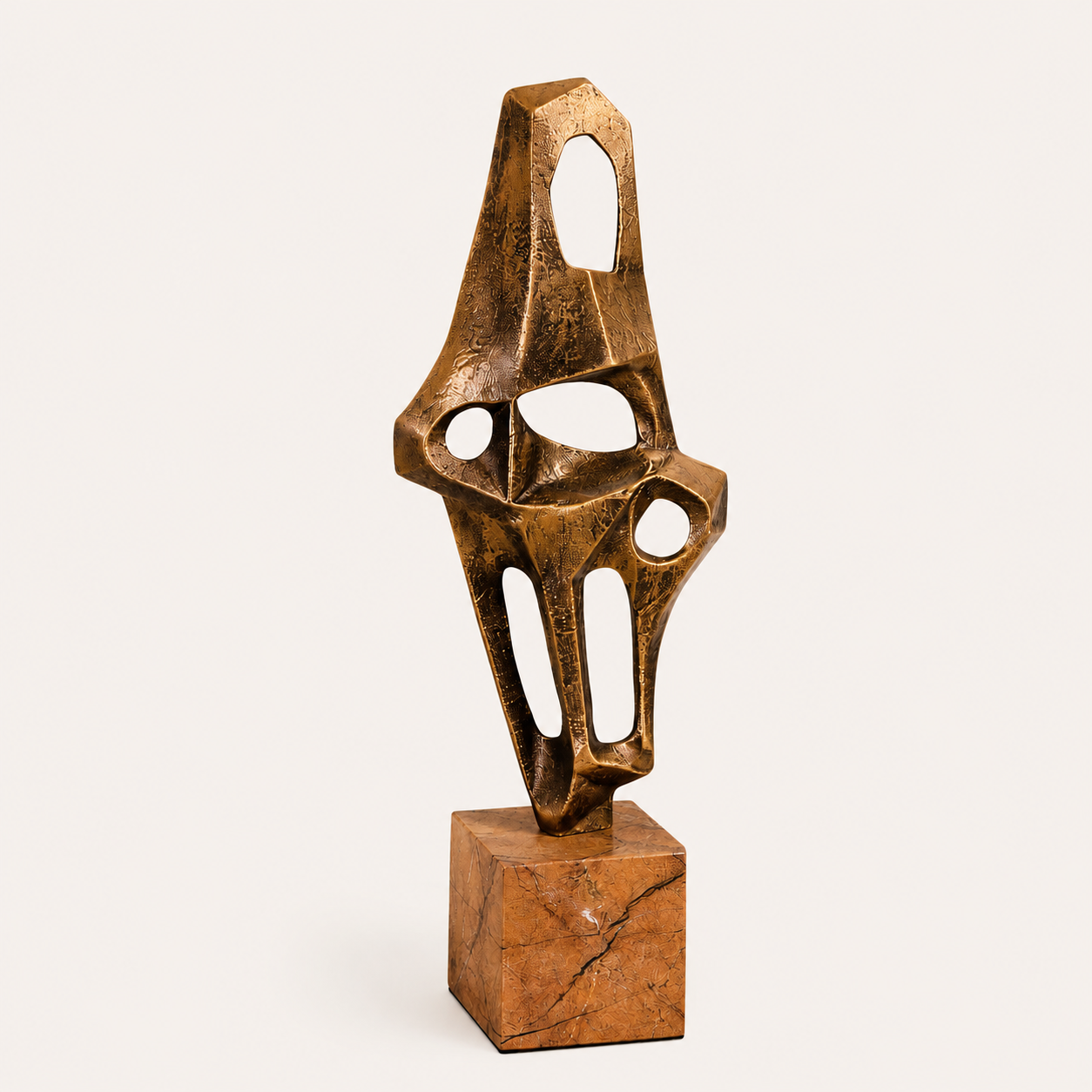 ACRA VINTAGE BRONZE ~ MARBLE SCULPTURE