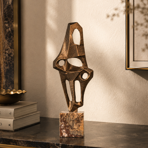 ACRA VINTAGE BRONZE ~ MARBLE SCULPTURE