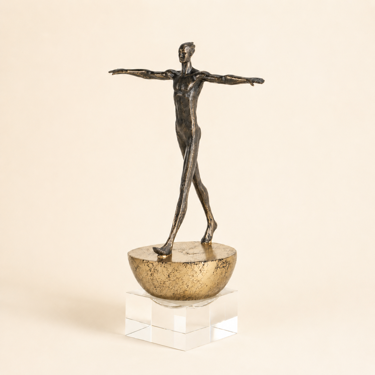 BALANCED MAN SCULPTURE