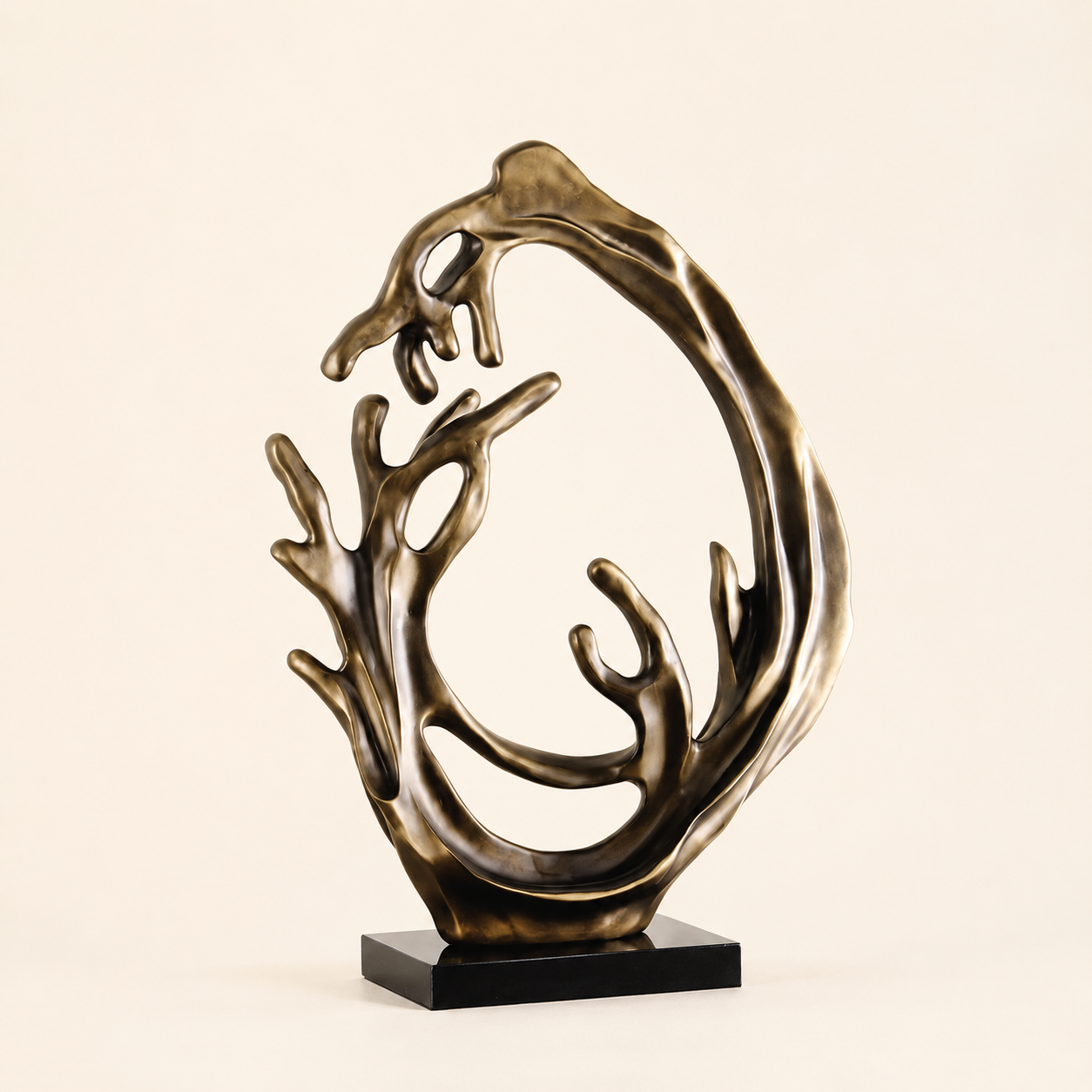 WAVE ABSTRACT ~ BRONZE SCULPTURE