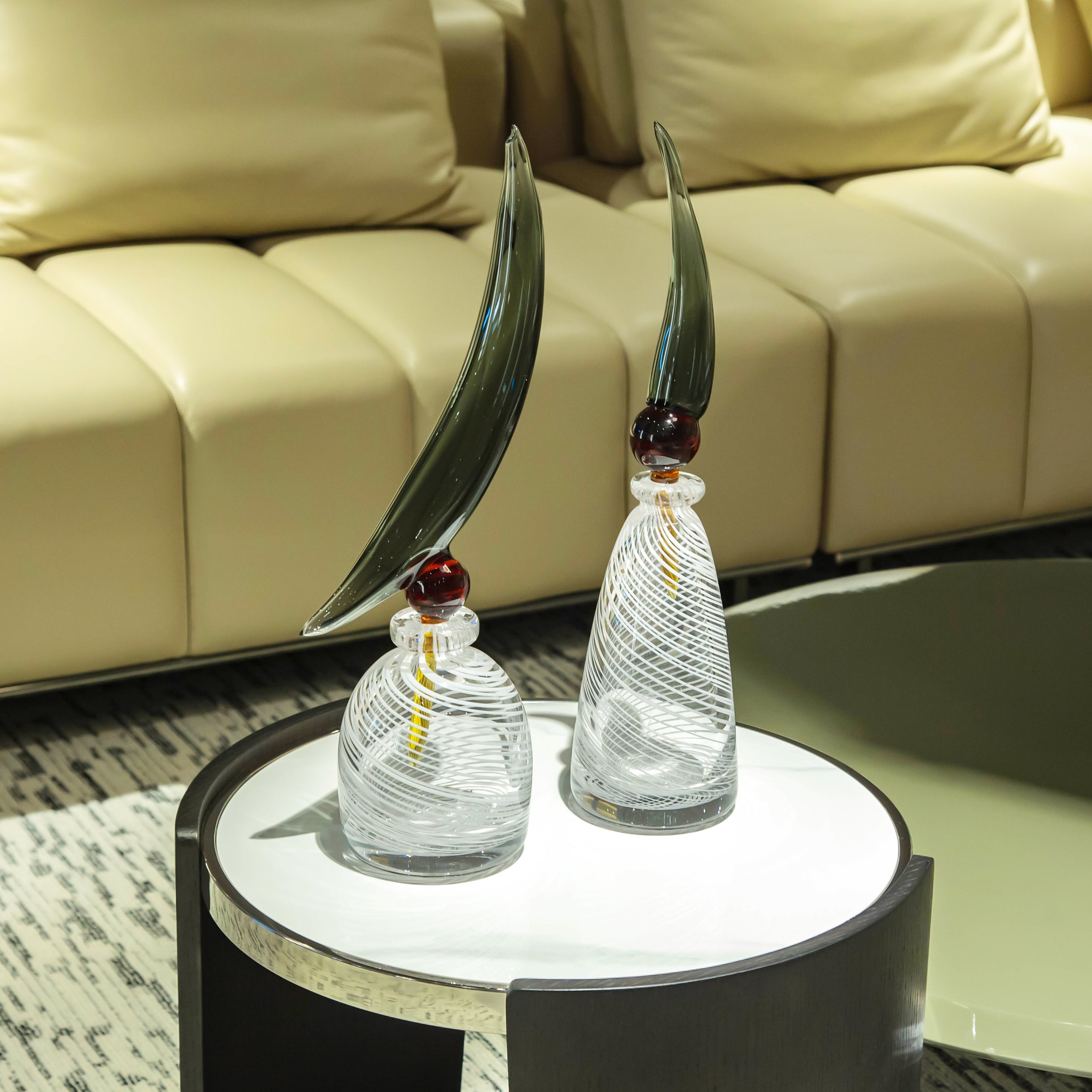 CRESCENT ~ SCULPTED HANDBLOWN GLASS OBJECT