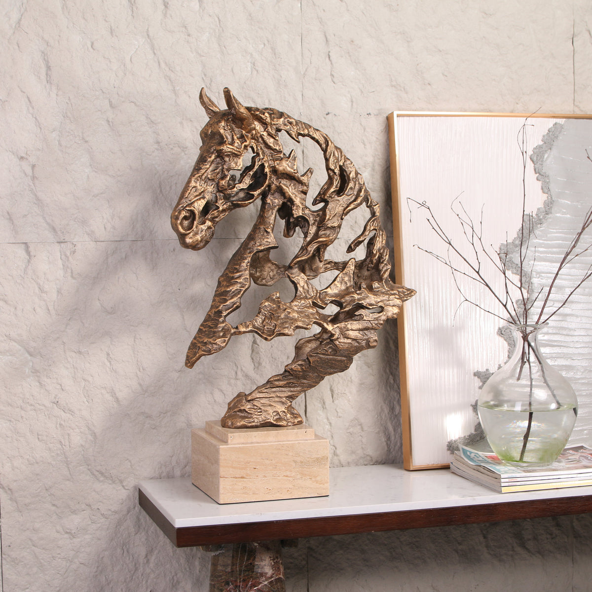 GRANDE CAVALLO ~ MARBLE SCULPTURE