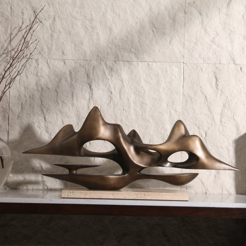 Golden Terrain ~ Marble Sculpture