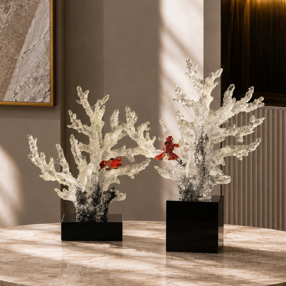 THE REEF ~ CRYSTAL SCULPTURE
