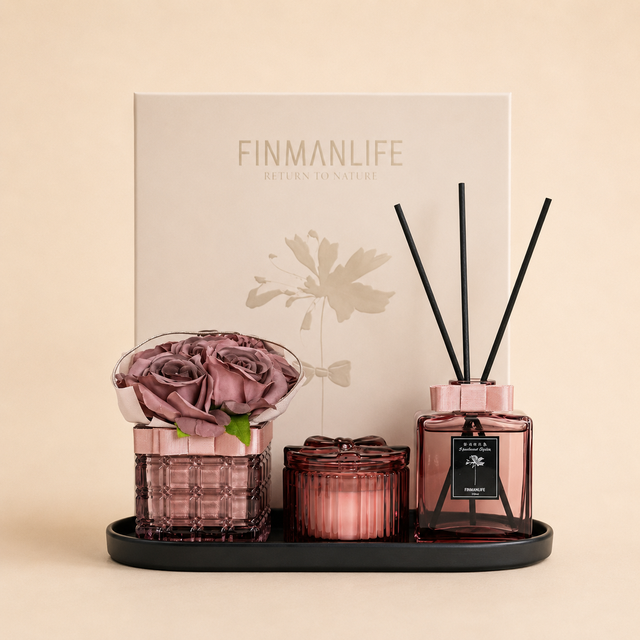 ROSELLE ~ FINMANLIFE HOME FRAGRANCE GIFT SET